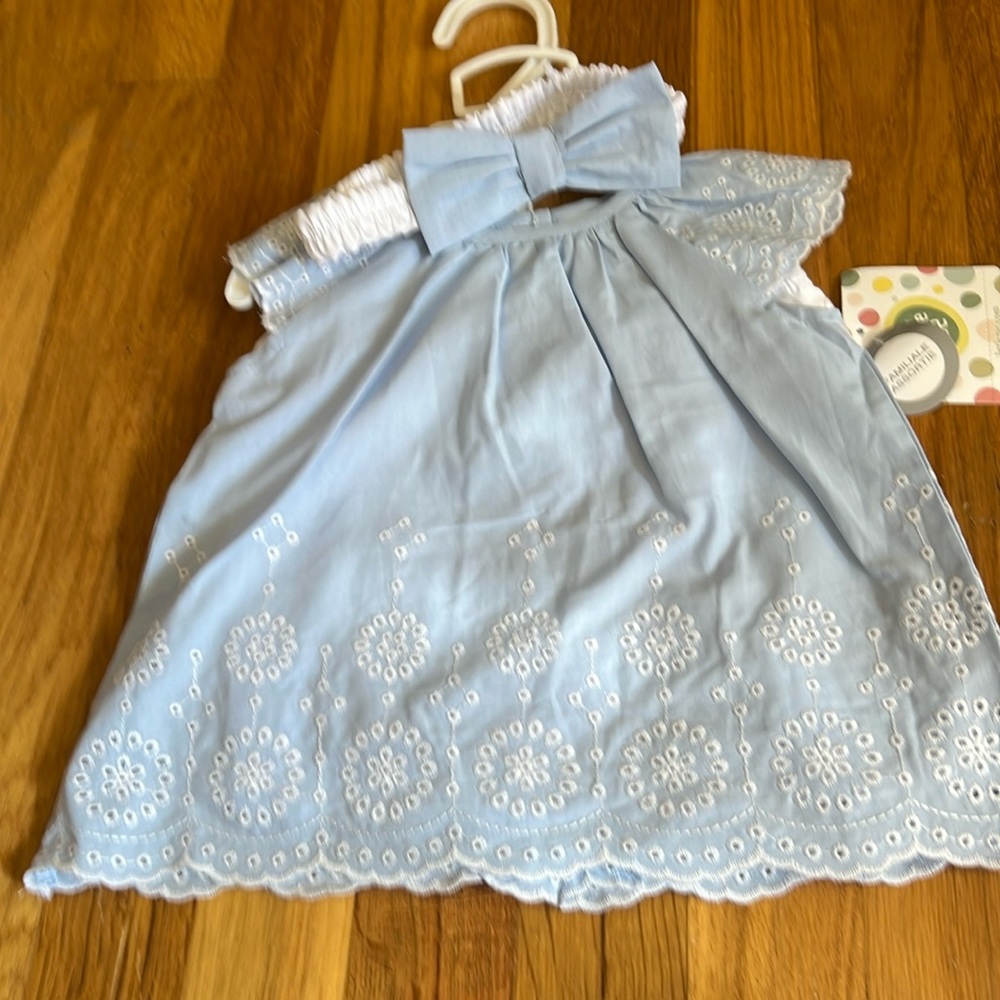 Little me infant spring outfit one 6m with tags one 9m without tags